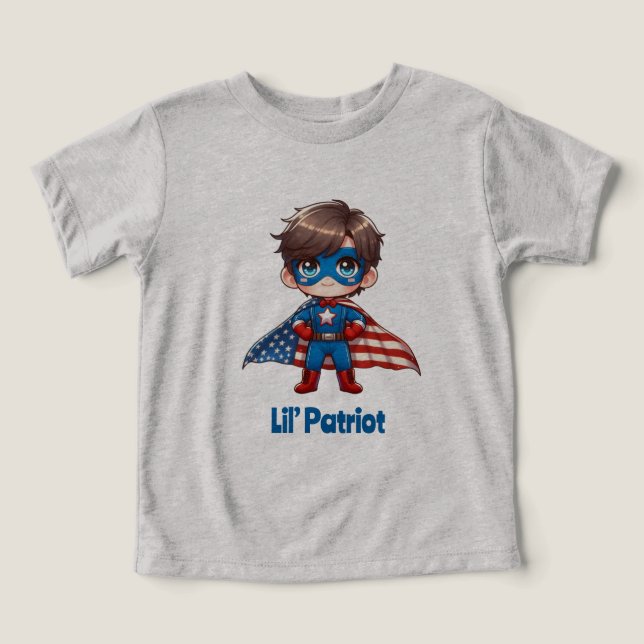 Patriota de Lil - Niños pequeños, águilas calvas (Diseño delantero )