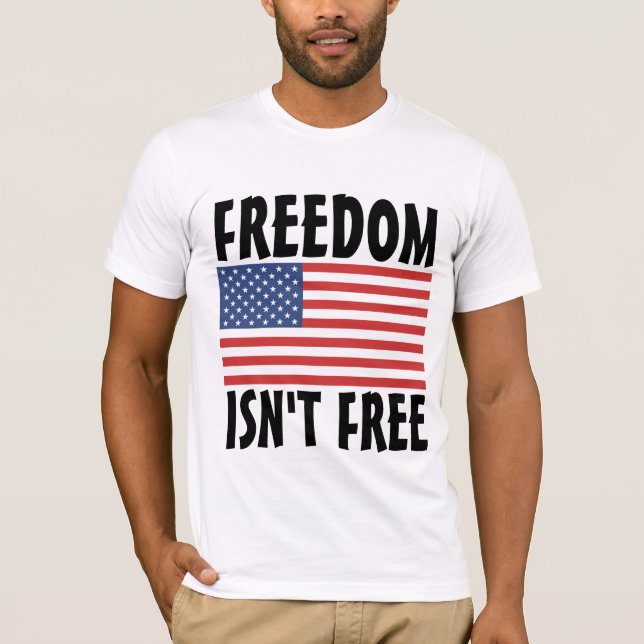 PATRIOTA, LA LIBERTAD NO ES CAMISETAS GRATUITAS (Anverso)