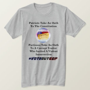 Patriotas Juran Por La Camiseta De La Constitución