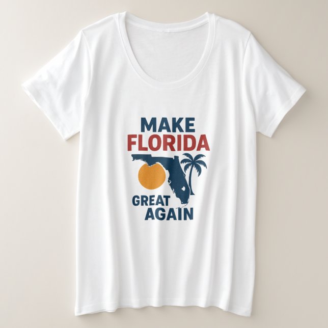 Patriotic “Make Florida Great Again” Design  (Anverso del diseño)
