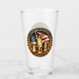 Patriotic Type Of Drinking Glass