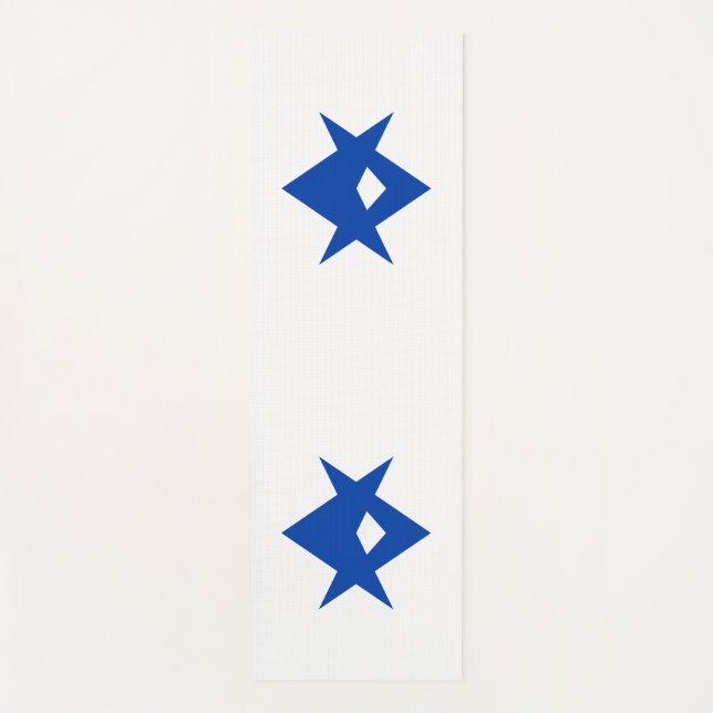 Patriotic Yoga Mats with flag of Toyota City (Anverso)