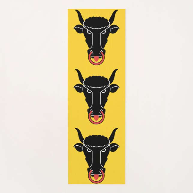 Patriotic Yoga Mats with flag of Uri, Switzerland (Anverso)