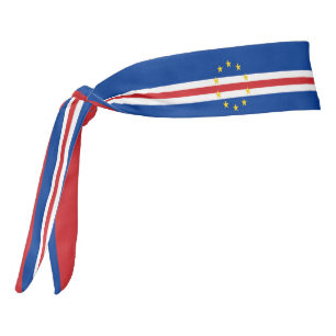 Patriótico elegante de bandera de Cabo Verde