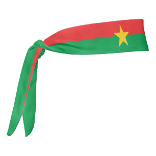 Patriótico elegante de la bandera de Burkina Faso