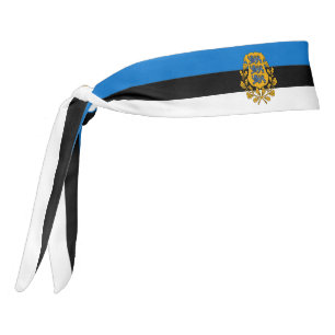 Patriótico elegante de la bandera de Estonia