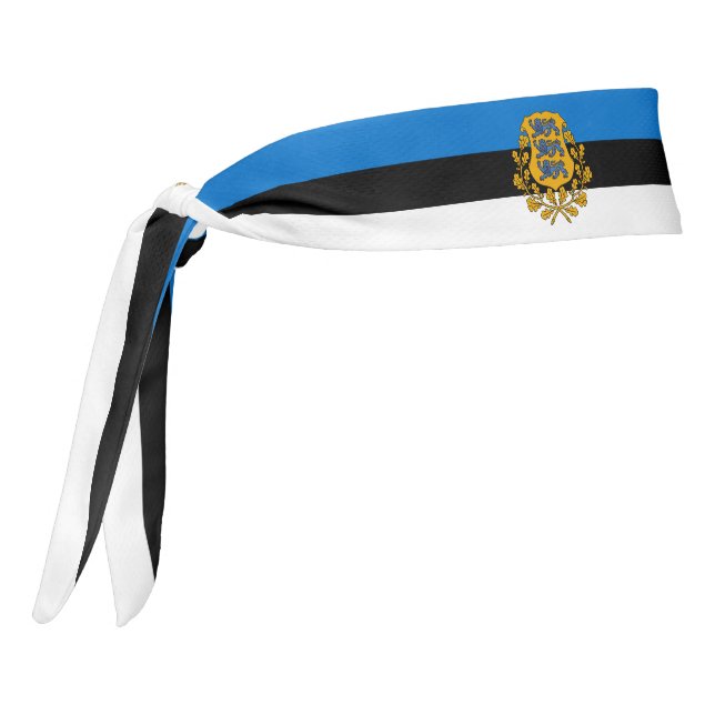 Patriótico elegante de la bandera de Estonia (Girar 270)