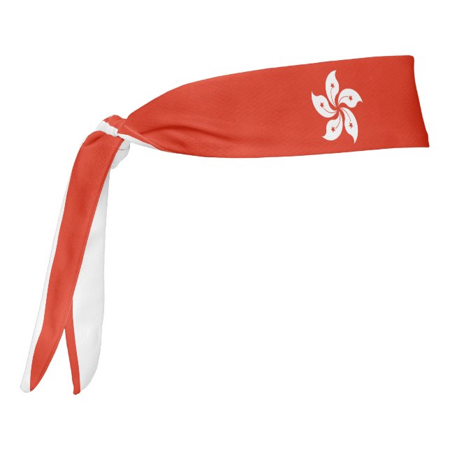 Patriótico elegante de la bandera de Hong Kong (Girar 270)
