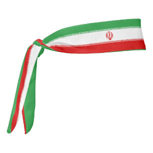 Patriótico elegante de la bandera de Irán