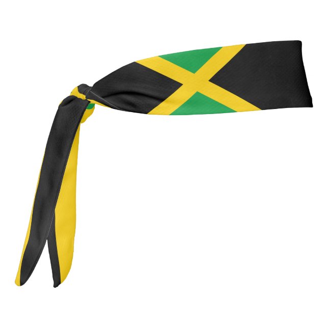 Patriótico elegante de la bandera de Jamaica (Girar 270)