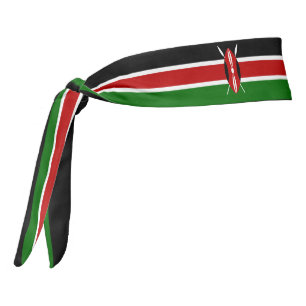 Patriótico elegante de la bandera de Kenia