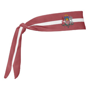 Patriótico elegante de la bandera de Letonia