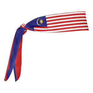 Patriótico elegante de la bandera de Malasia