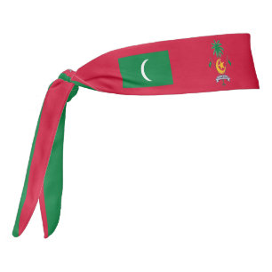 Patriótico elegante de la bandera de Maldivas