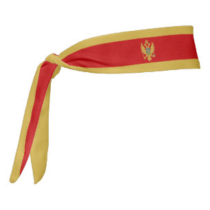 Patriótico elegante de la bandera de Montenegro