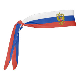 Patriótico elegante de la bandera de Rusia