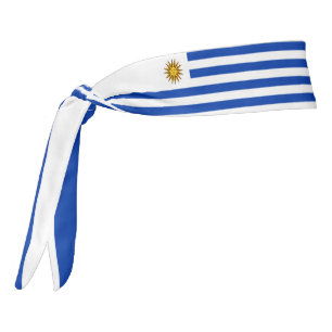 Patriótico elegante de la bandera de Uruguay