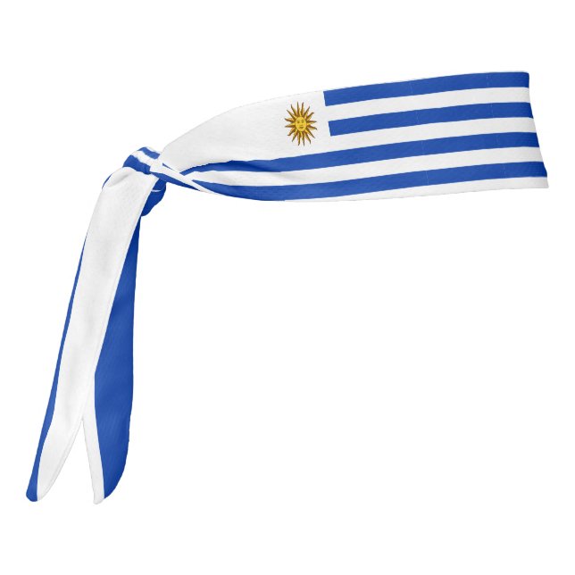 Patriótico elegante de la bandera de Uruguay (Girar 270)