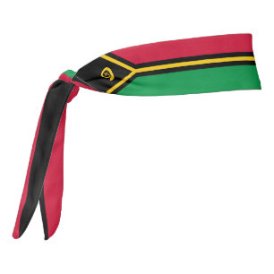 Patriótico elegante de la bandera de Vanuatu