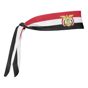 Patriótico elegante de la bandera de Yemen