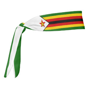 Patriótico elegante de la bandera de Zimbabue