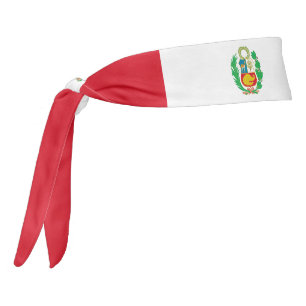 Patriótico elegante de la bandera del Perú