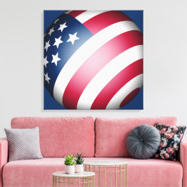 Patriótico moderno arte de la bandera de los Estad