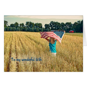Patriótico para la esposa