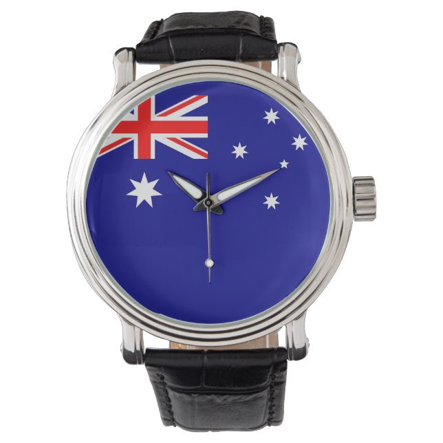 Patriótico, reloj especial con bandera de Australi (Anverso)