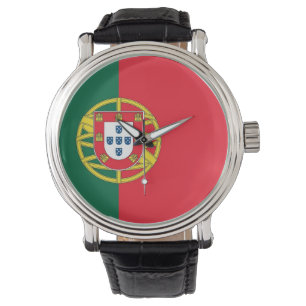 Patriótico, reloj especial con bandera de Portugal