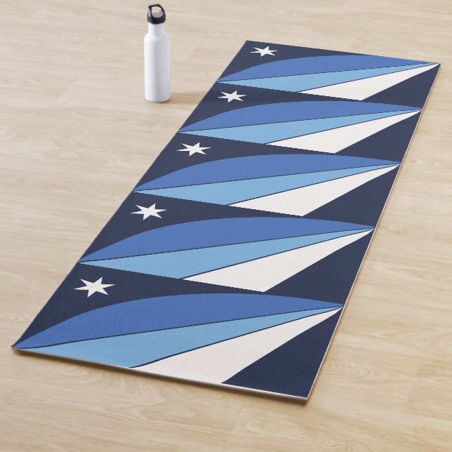 Patriótico Yoga Mats con bandera de Columbia, SC (In situ)