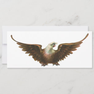 Patriotismo vintage Ave Bald Eagle Volando