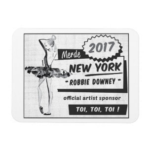 Patrocinador oficial 2017 del artista - imán