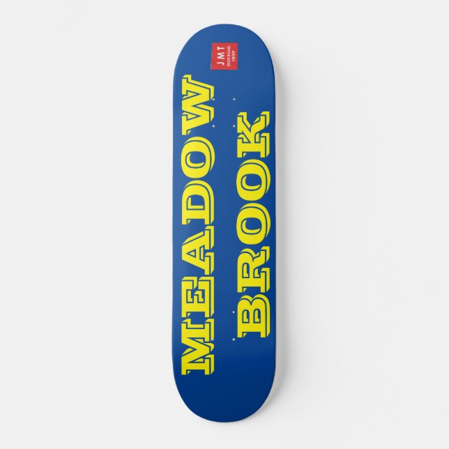 PATROCINADORES DE MEADOWBROOK / JMT SKATEBOARDS (Anverso)