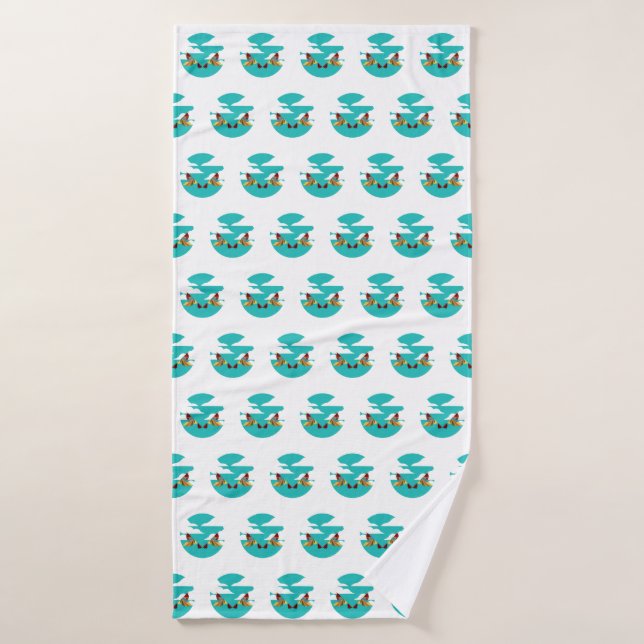 patrón (Toalla de baño)