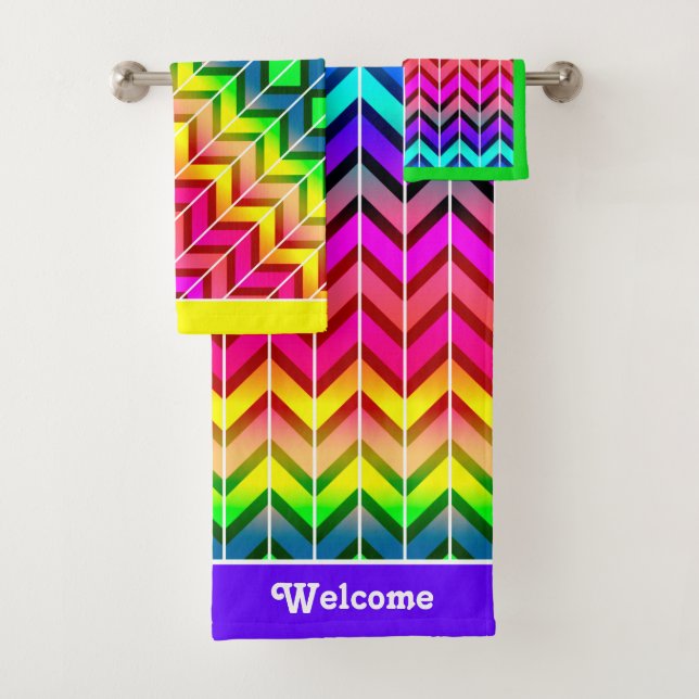 Patrón #7a Geométrico arcoiris (In situ)