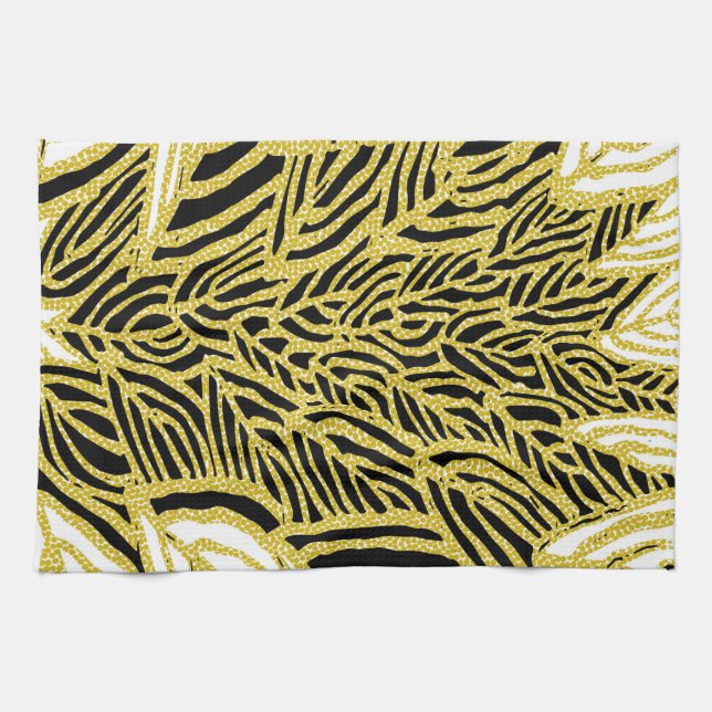 Patrón aborigen-14 toallas de cocina (Horizontal)