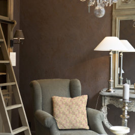 Patrón abstracto almohada de lanzamiento color bei