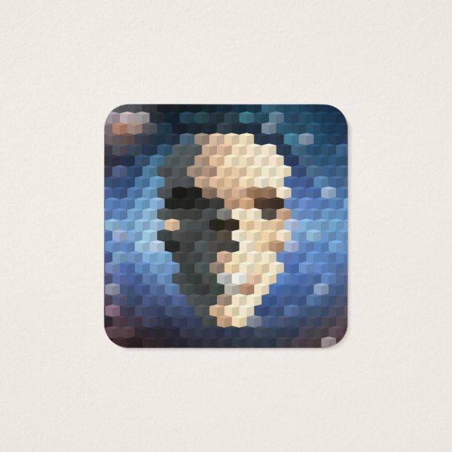 Patrón abstracto de cráneo (Reverso)