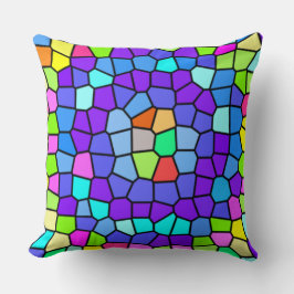 Patrón abstracto de mosaico para almohadas