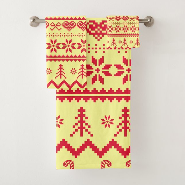 Patrón abstracto de Navidades feos (In situ)