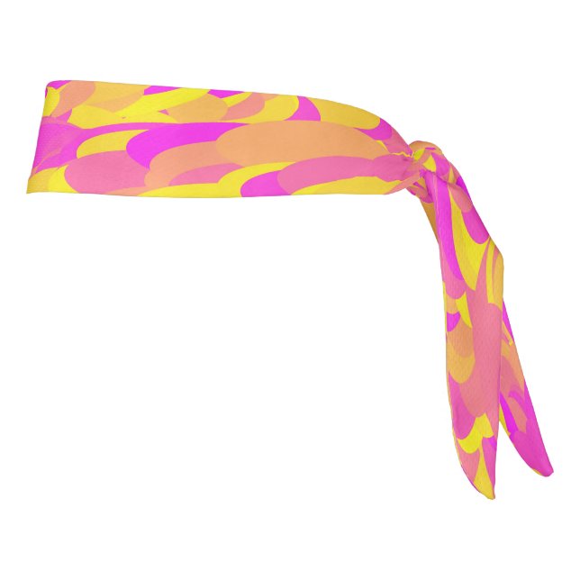Patrón abstracto Naranja amarillo rosado (Girar 90)