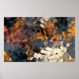 Patrón abstracto surrealista hecho a mano. Arte mo