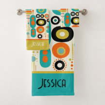 Patrón abstracto vibrante nombre moderno de mediad