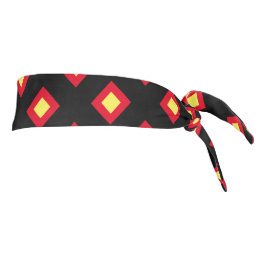 Patrón adorable de diamantes negro rojo amarillo l