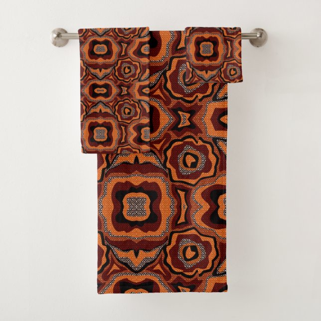 Patrón africano tribal brillante. (In situ)