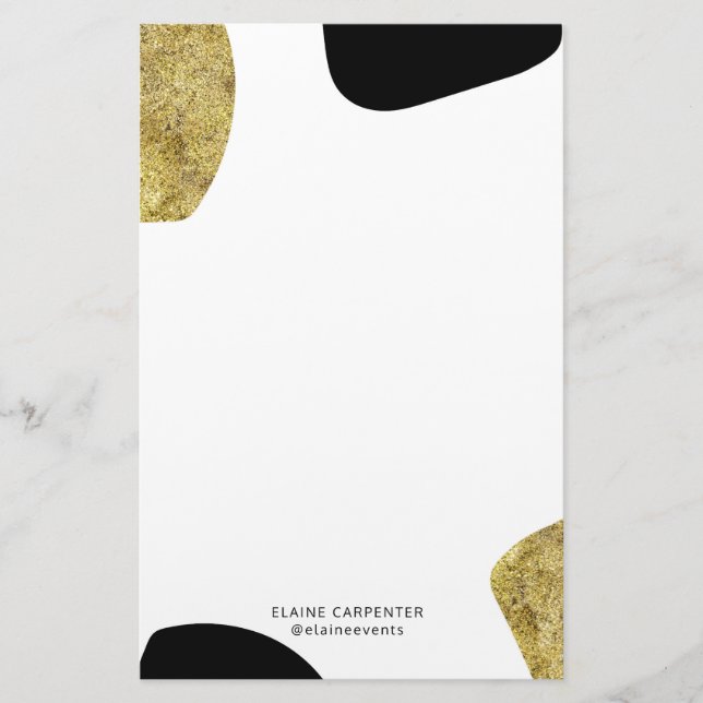 Patrón animal Oro | Papel de solapamiento (Anverso)