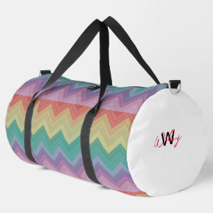 Patrón arcoiris personalizado Bolsa Duffle