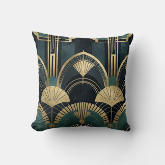 Patrón Art Deco 7 Imprimir - Cojín decorativo