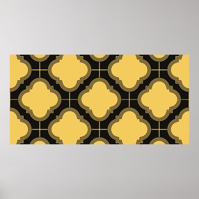 Patrón art déco sin fisuras. Orna de decoración vi (Frente)